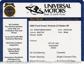 Monroney label