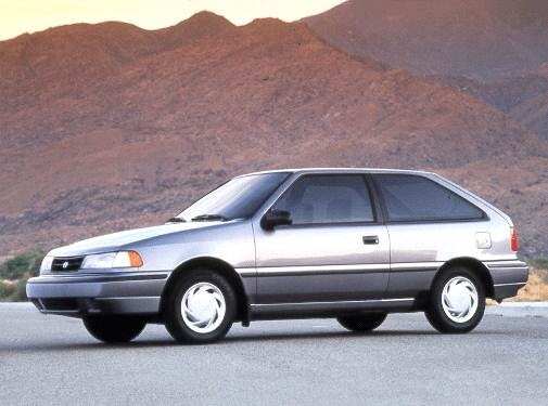 Most Fuel Efficient Hatchbacks of 1992 - 1992 Hyundai Excel