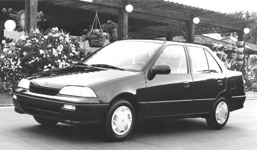 Most Fuel Efficient Sedans of 1992 - 1992 Suzuki Swift