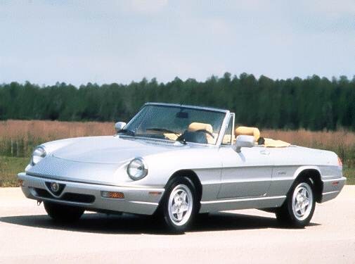 Most Fuel Efficient Convertibles of 1993 - 1993 Alfa Romeo Spider