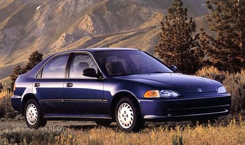 Most Popular Sedans of 1993 - 1993 Honda Civic