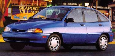 Most Fuel Efficient Sedans of 1994 - 1994 Ford Aspire