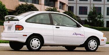 Most Fuel Efficient Coupes of 1994 - 1994 Ford Aspire
