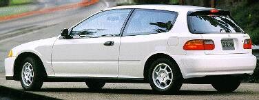 Most Fuel Efficient Hatchbacks of 1994 - 1994 Honda Civic