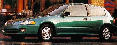 Most Popular Hatchbacks of 1995 - 1995 Honda Civic