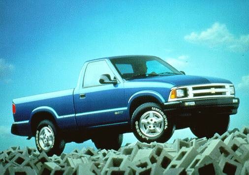 Most Fuel Efficient Trucks of 1996 - 1996 Chevrolet S10 Regular Cab