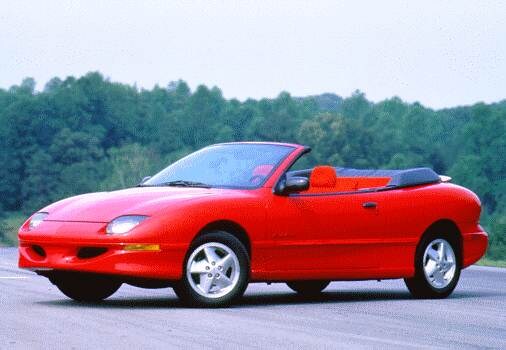 Most Fuel Efficient Convertibles of 1996 - 1996 Pontiac Sunfire