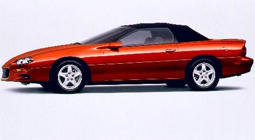 Most Fuel Efficient Convertibles of 1998 - 1998 Chevrolet Camaro