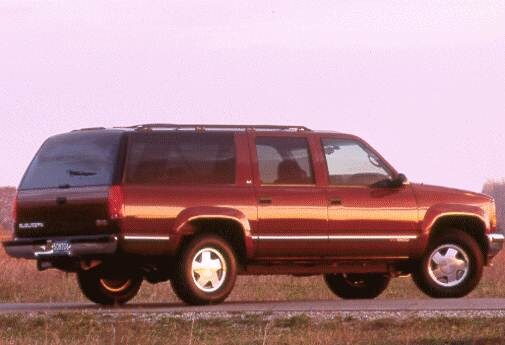 Highest Horsepower SUVS of 1998 - 1998 GMC Suburban 2500