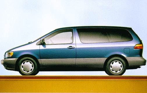 Most Popular Van/Minivans of 1998 - 1998 Toyota Sienna