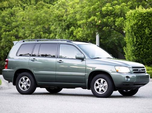 Top Consumer Rated SUVS of 2004 - 2004 Toyota Highlander