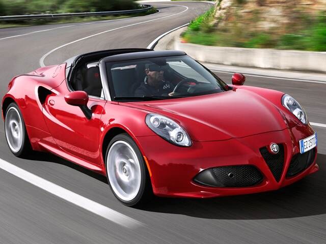 Most Fuel Efficient Convertibles of 2015 - 2015 Alfa Romeo 4C Spider