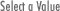 Select a Value
