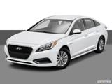2016 Hyundai Sonata Hybrid Front angle view photo