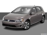 2016 Volkswagen e-Golf Front angle view photo