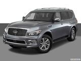2017 INFINITI QX80 Front angle view photo