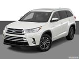 2017 Toyota Highlander Hybrid Front angle view photo