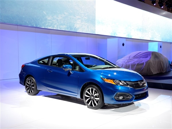 Honda Civic Coupe 2014 Blue