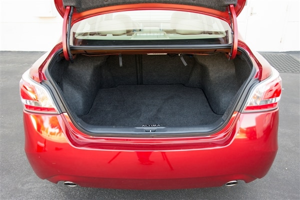 Nissan altima coupe trunk space #3