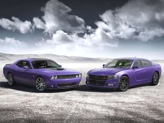 2016 dodge challenger and charger go plum crazy again kelley blue book 2016 dodge challenger and charger go