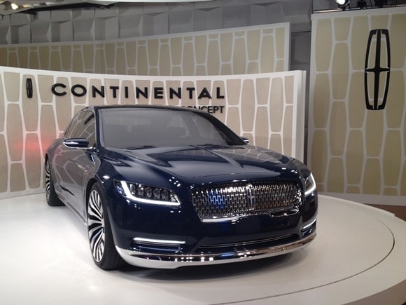 Lincoln Continental Concept Shines In New York Kelley Blue Book