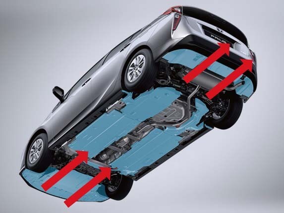 Toyota prius underbody