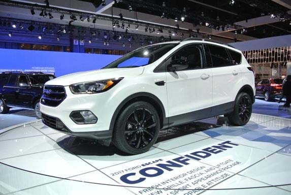 2017 Ford Escape Redesigned Bows In L A Kelley Blue Book 2017 Ford Escape Redesigned Bows In L A