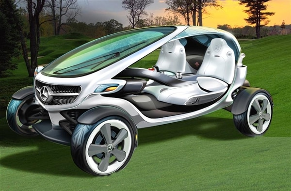 Mercedes Benz Vision Golf Cart Concept Revealed Kelley Blue Book Mercedes Benz Vision Golf Cart Concept Revealed