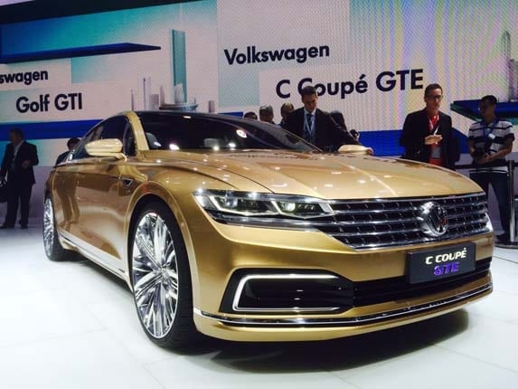 Volkswagen C Coupe GTE Concept foreshadows future big sedans - Kelley ...