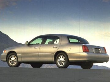 1998 Lincoln Town Car Pricing Ratings Reviews Kelley Blue Book 1998 Lincoln Town Car Exterior