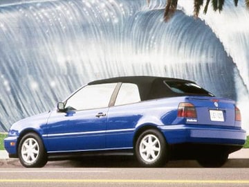 1998 Volkswagen Cabrio Pricing Ratings Reviews Kelley Blue Book 1998 Volkswagen Cabrio Exterior