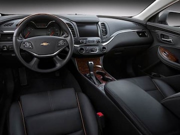 2016 Chevrolet Impala Pricing Ratings Reviews Kelley Blue Book 2016 Chevrolet Impala Interior