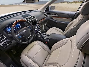2016 Ford Explorer Pricing Ratings Reviews Kelley Blue Book 2016 Ford Explorer Interior