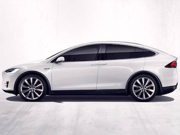 2016 Tesla Model X Pricing Ratings Reviews Kelley Blue Book 2016 Tesla Model X Exterior