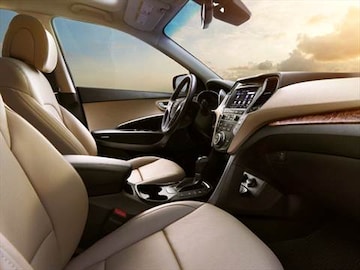2017 Hyundai Santa Fe Pricing Ratings Reviews Kelley Blue Book 2017 Hyundai Santa Fe Interior