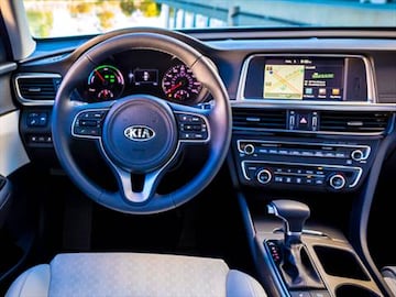 2017 Kia Optima Hybrid Pricing Ratings Reviews Kelley Blue Book 2017 Kia Optima Hybrid Interior