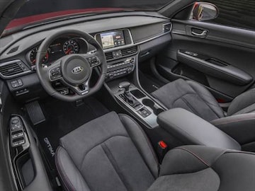 2017 Kia Optima Pricing Ratings Reviews Kelley Blue Book 2017 Kia Optima Interior