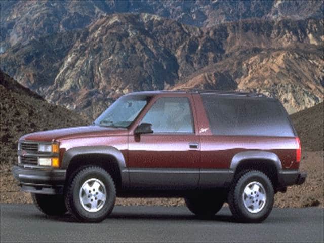 Used 1995 Chevrolet Tahoe Sport Utility 2d Pricing Kelley Blue Book